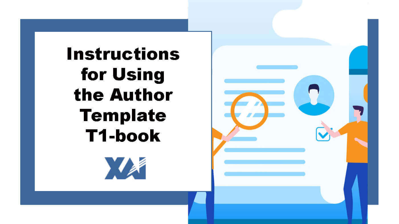Instructions for Using the Author Template T1-book
