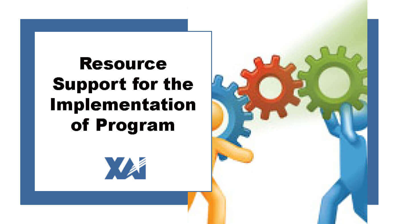 Resource support for the implementation of program