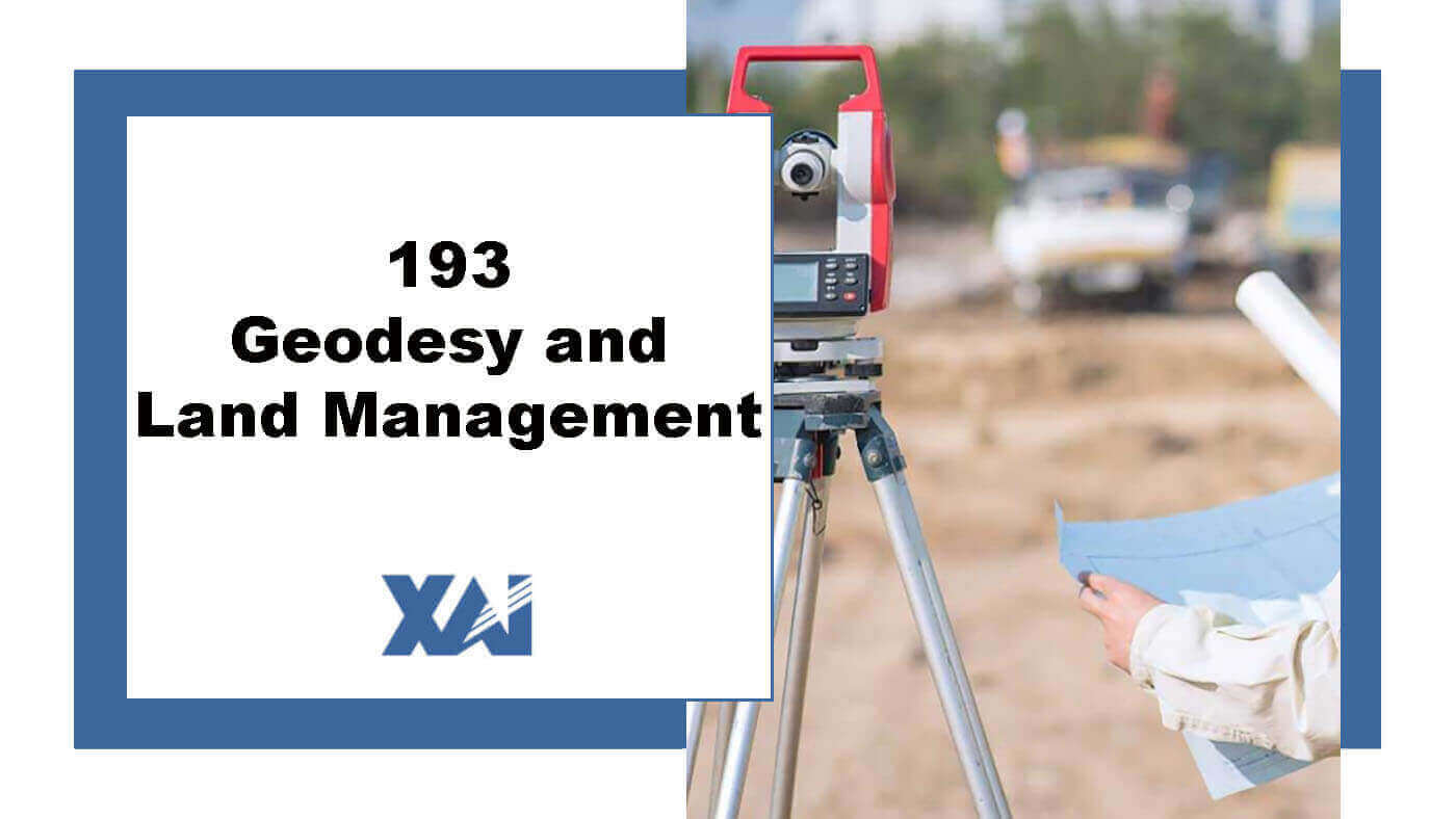 193 Geodesy and Land Management