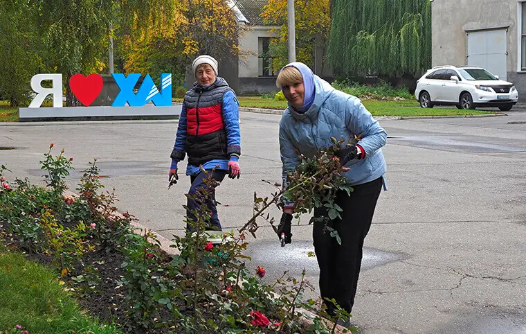 Алеї роз — справжня перлина ХАІ