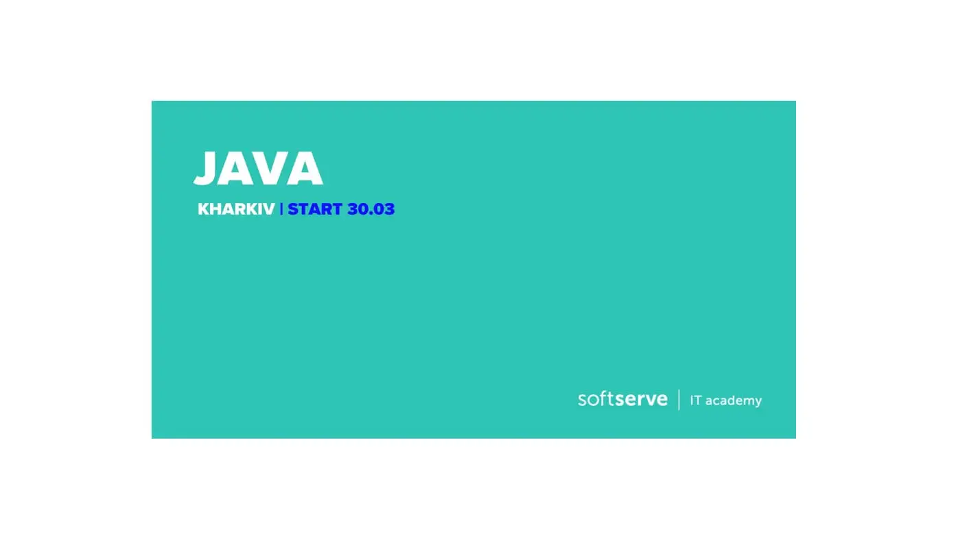 Безкоштовний курс Java з подальшим працевлаштуванням Безкоштовний курс Java з подальшим працевлаштуванням
