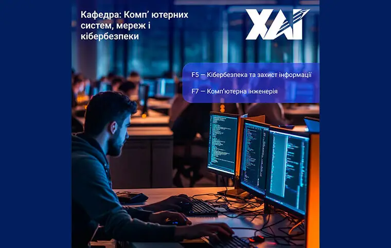 Магістратура на кафедрі комп'ютерних систем, мереж і кібербезпеки Магістратура на кафедрі комп'ютерних систем, мереж і кібербезпеки