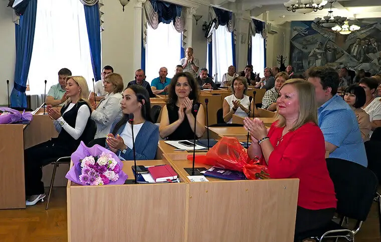 Урочисте нагородження працівників університету з нагоди Дня міста Харкова, та Дня Незалежності України Урочисте нагородження працівників університету з нагоди Дня міста Харкова, та Дня Незалежності України