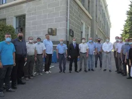 Відкриття меморіальних дошок Г. Ф. Проскурі та К. О. Калініну Відкриття меморіальних дошок Г. Ф. Проскурі та К. О. Калініну