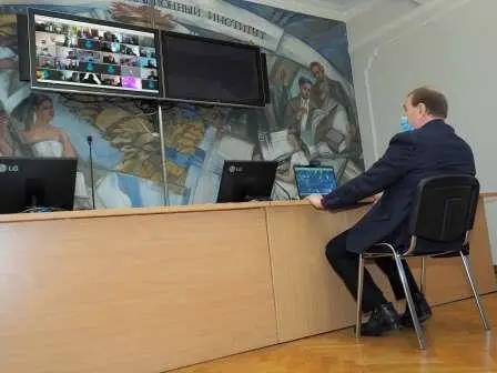 Онлайн-засідання ректорату ХАІ Онлайн-засідання ректорату ХАІ