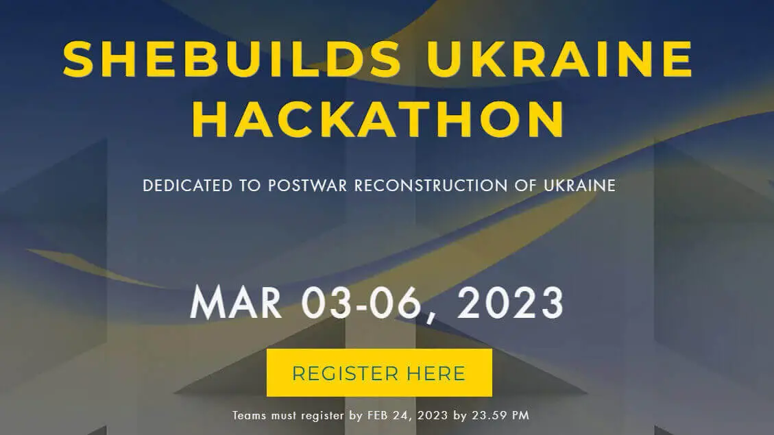 Жіночій хакатон для українських студенток «Shebuilds Ukraine Hackathon» Жіночій хакатон для українських студенток «Shebuilds Ukraine Hackathon»