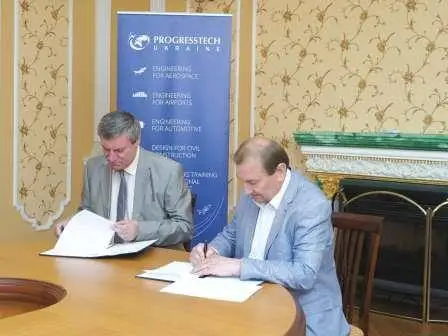 Підписання угод з ТОВ «Прогрестех-Україна» Підписання угод з ТОВ «Прогрестех-Україна»