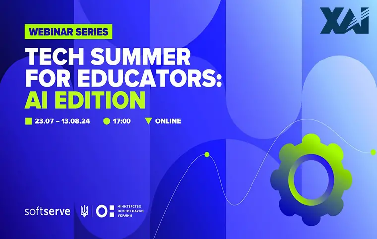 Серія вебінарів від SoftServe Tech Summer for Educators: AI Edition Серія вебінарів від SoftServe Tech Summer for Educators: AI Edition