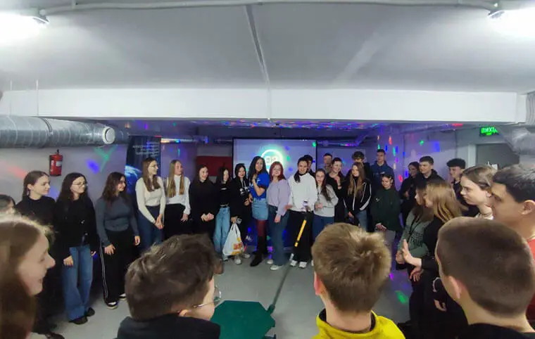 Науково-популярний захід у Безлюдівському юридичному ліцеї ім. І.Я. Підкопая Науково-популярний захід у Безлюдівському юридичному ліцеї ім. І.Я. Підкопая