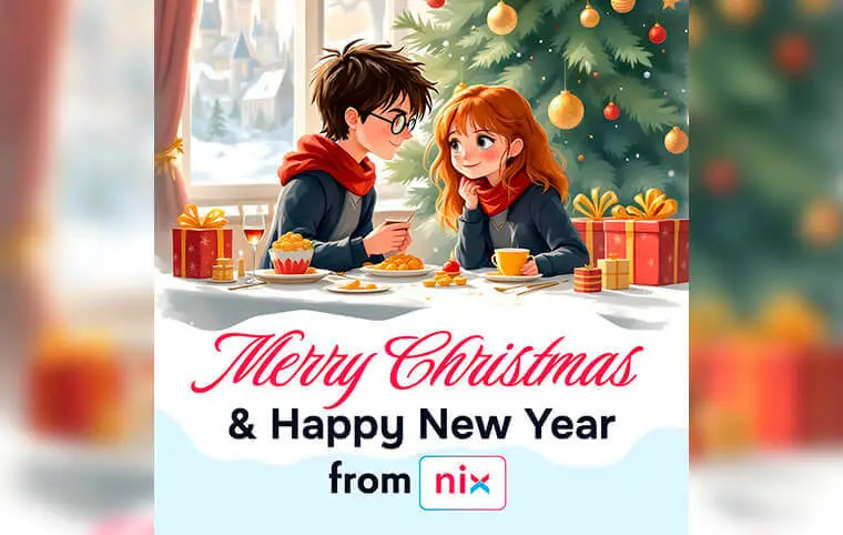 Привітання під ялинку від NIX Привітання під ялинку від NIX