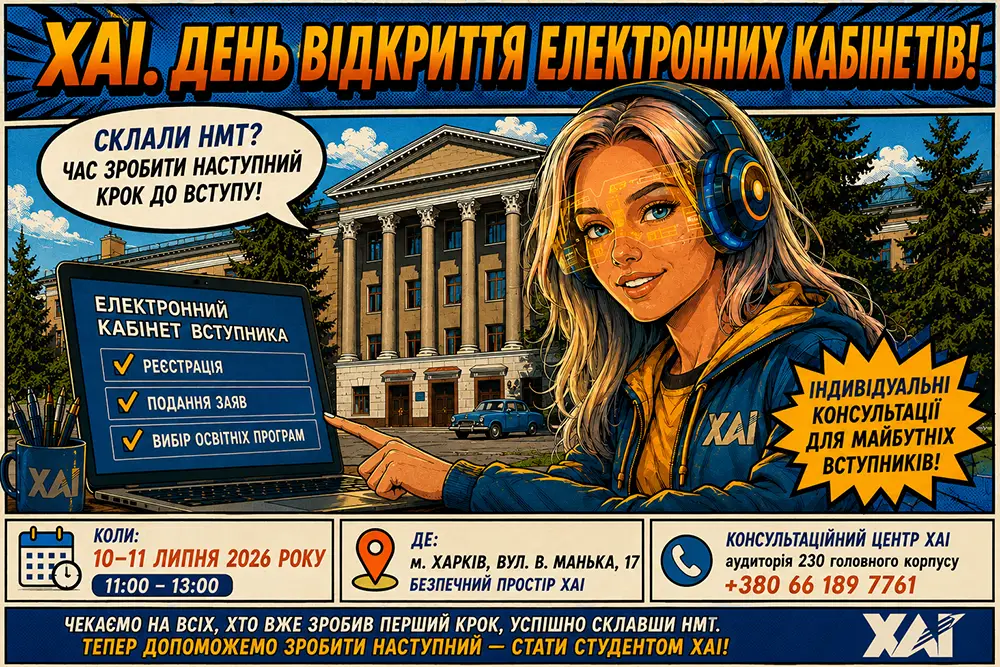 Увага, вступники! ХАІ чекає на вас! Увага, вступники! ХАІ чекає на вас!