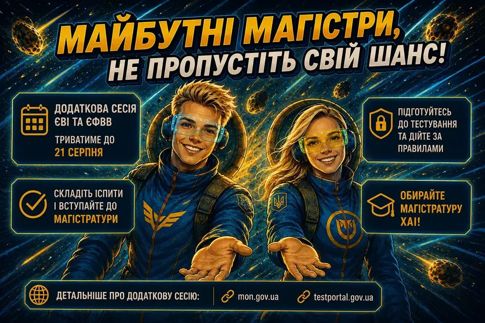 Майбутні магістри, не пропустіть свій шанс! Майбутні магістри, не пропустіть свій шанс!
