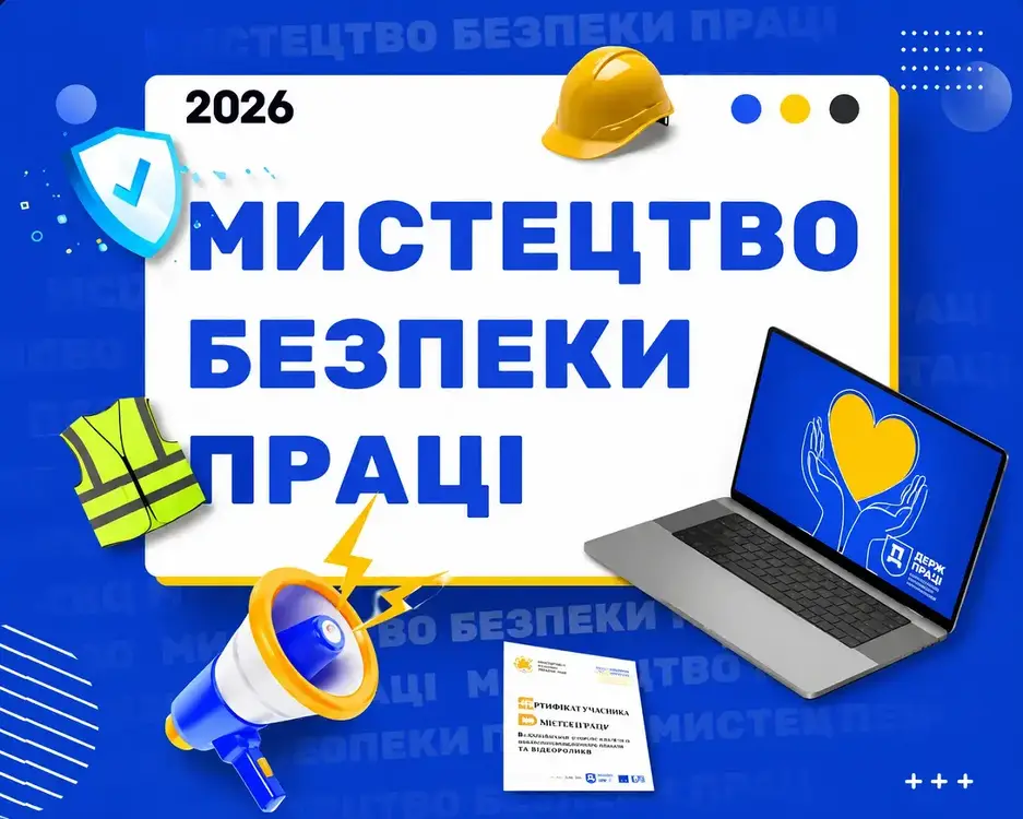 Стартував конкурс «Мистецтво безпеки праці – 2026» Стартував конкурс «Мистецтво безпеки праці – 2026»