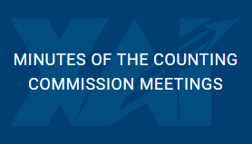 Minutes of the Counting Commission Meetings